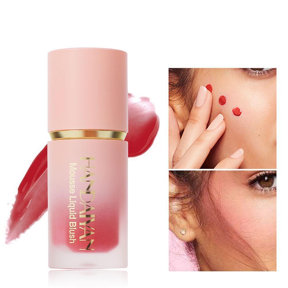 店美美美✨☆Matte Liquid Blush Waterproof Blush Mud Face Makeup Cream Blush H8l0