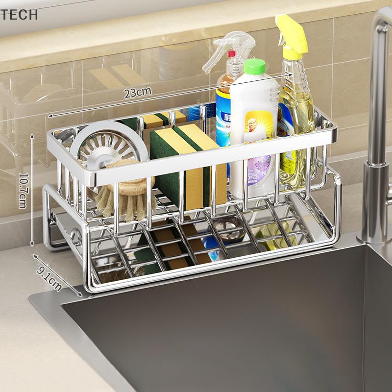 TECH สแตนเลสอ่างล้างจานเก็บ Ra ก๊อกน้ําเก็บ Ra ฟองน้ํา Ra Self-dried Storage Ra DDC