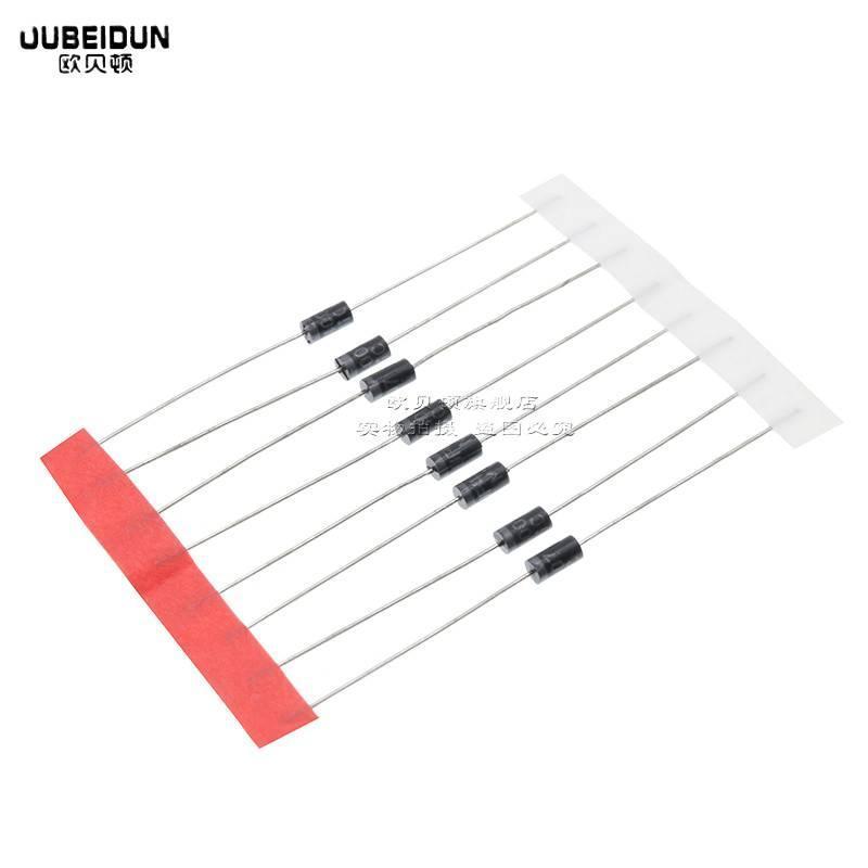 50PCS In-Line High-Efficency Rectifier Diode UF4001/4002/4003/4004/4005/4006 UF4007