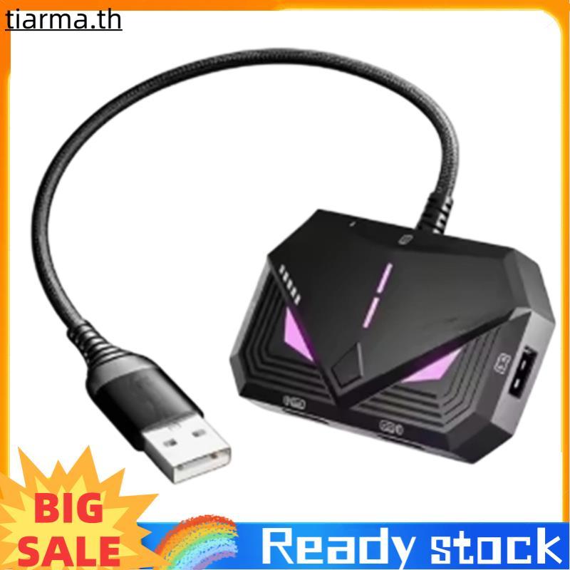 TIARMA AX160 สําหรับ / X360/XSS XSX N-Switch ใช้งานร่วมกับคีย์บอร์ดและเมาส์ Converter 3.5 มม.หูฟังรอ