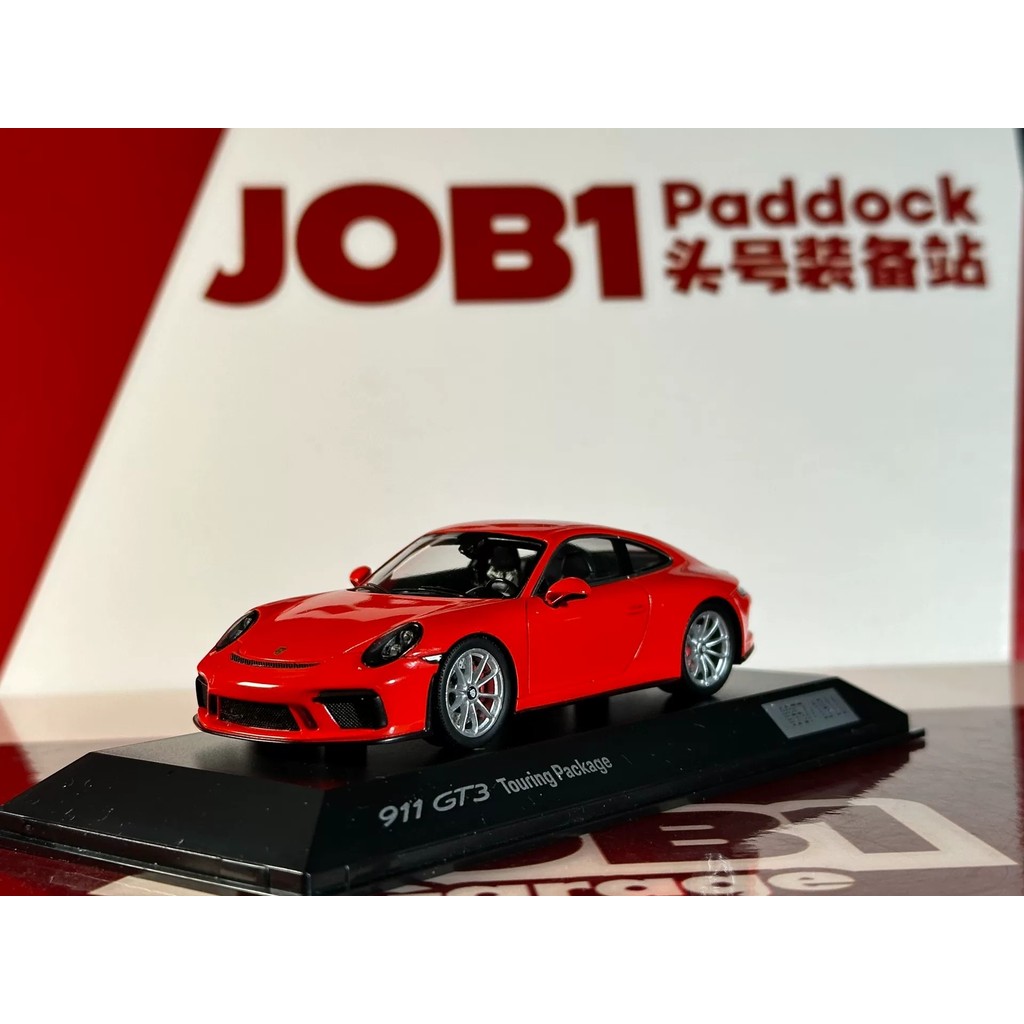Porsche โรงงานเดิม 911 GT3 Touring 1/43 รุ่นรถ 991 GT3 Travel Edition Spark 991 911 GT3 Touring รุ่น