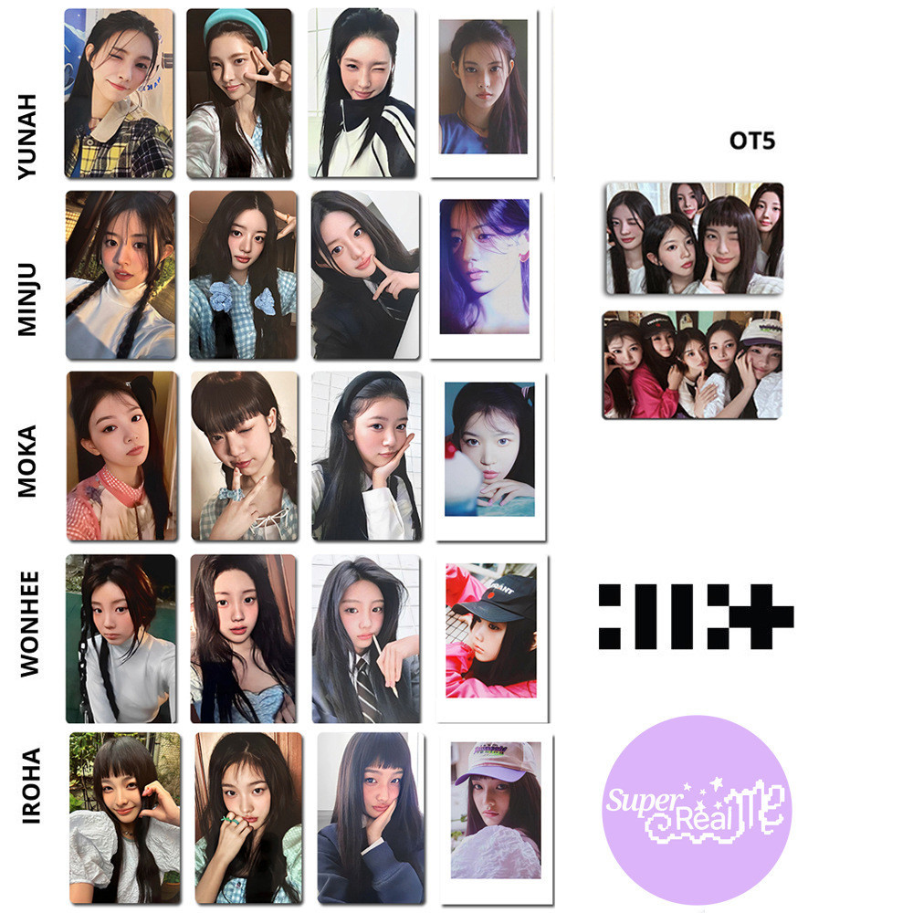 ILLIT อัลบั้มสินค้า Super Real Me Photocard Soundwave POB K4 Bonus GS25