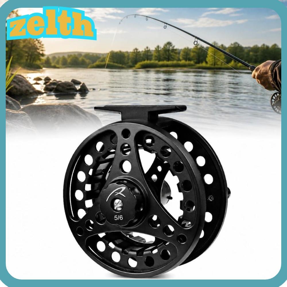 ZELTH Fly Fishing Reel, 2 + 1BB แบริ่ง 5/6 WT Fly Reel, อลูมิเนียมทนทาน 85 มม. เส้นผ่านศูนย์กลางตกปล
