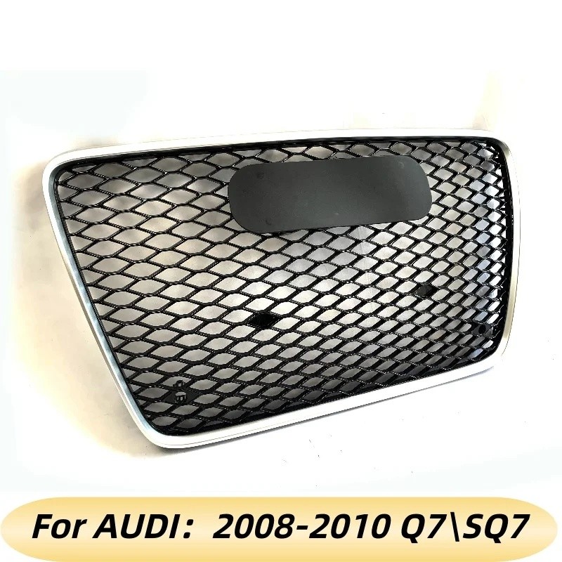 IR0O RSQ7 ตะแกรงด้านหน้าสําหรับ Audi Q7 SQ7 Grille สําหรับ Audi Q7 SQ7 กันชนย่าง 2006 2007 2008 2009