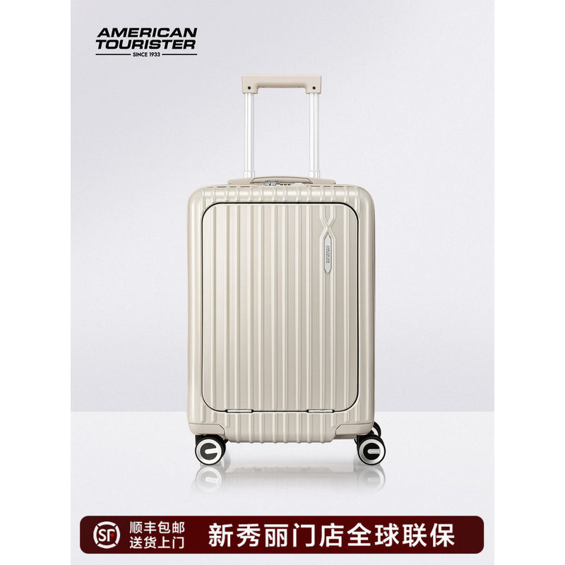 กระเป๋าเดินทางแบบมีล้อลากเปิดด้านหน้า American Tourister ขนาด 20 นิ้ว รุ่น 79B
