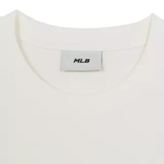 MLB เสื้อยืด ยูนิเซ็กซ์ Vintage Denimlike Monogram Big Lux Over Fit T-Shirts รุ่น 3ATSM0663 50CRS สีครีม