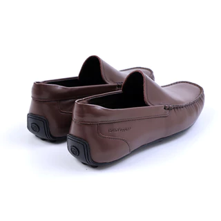 Hush Puppies รองเท้าผู้ชาย รุ่น HP 8HCFB1815F - สีน้ำตาล (รองเท้าลำลองหนังแท้ แบบสวม)