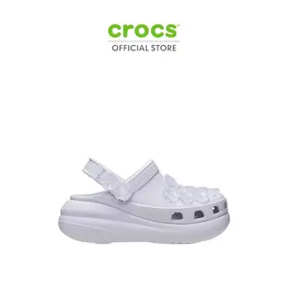 CROCS รองเท้าลำลองผู้ใหญ่ CRUSH TRANSLUCENT FLORAL CLOG รุ่น CS 213121-5BO - FROSTED GRAPE