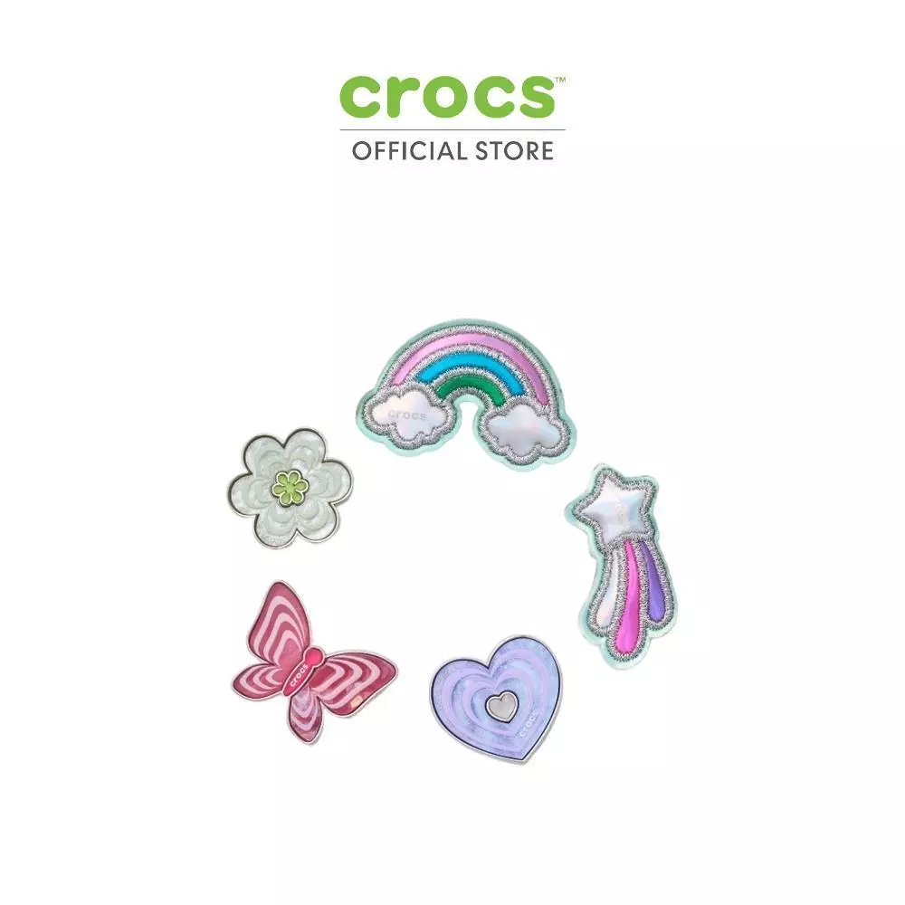 CROCS ตัวติดรองเท้า JIBBITZ™ FUNKY GIRLY ICONS 5 PACK รุ่น 10018659 - MULTICOLOR