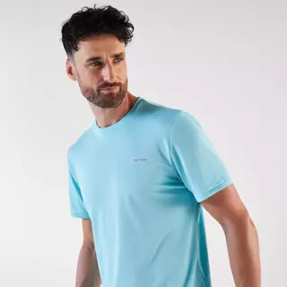 Decathlon Kiprun Run 500 Men'S Breathable Running T-Shirt เสื้อยืดผู้ชายใส่วิ่ง รุ่น Kiprun 500 Dry - Blue
