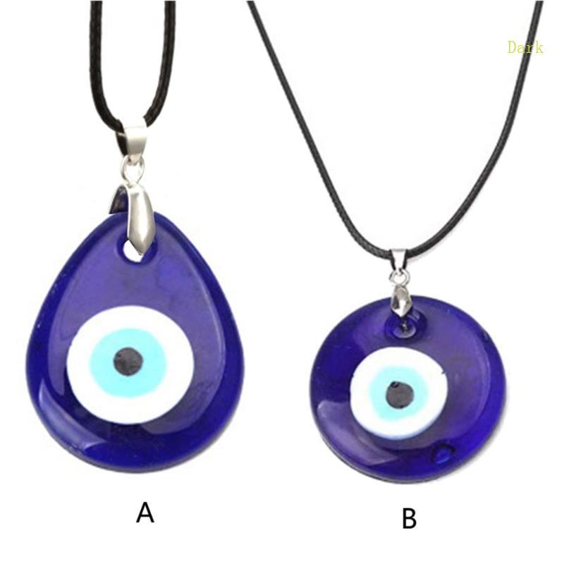 Dark Lucky Blue Eye สร้อยคอสําหรับ Evil Eye จี้สร้อยคอตุรกีสําหรับ Evil Eye สําหรับป้องกันและ Blessi