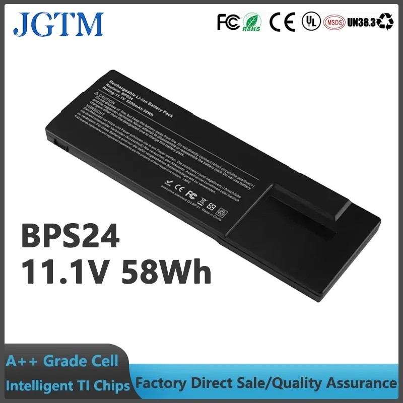 JGTM OEM BPS24 11.1V 58Wh 5200mAh แบตเตอรี่แล็ปท็อปสําหรับ Sony Vaio แบตเตอรี่แล็ปท็อป VGP-BPL24 VGP