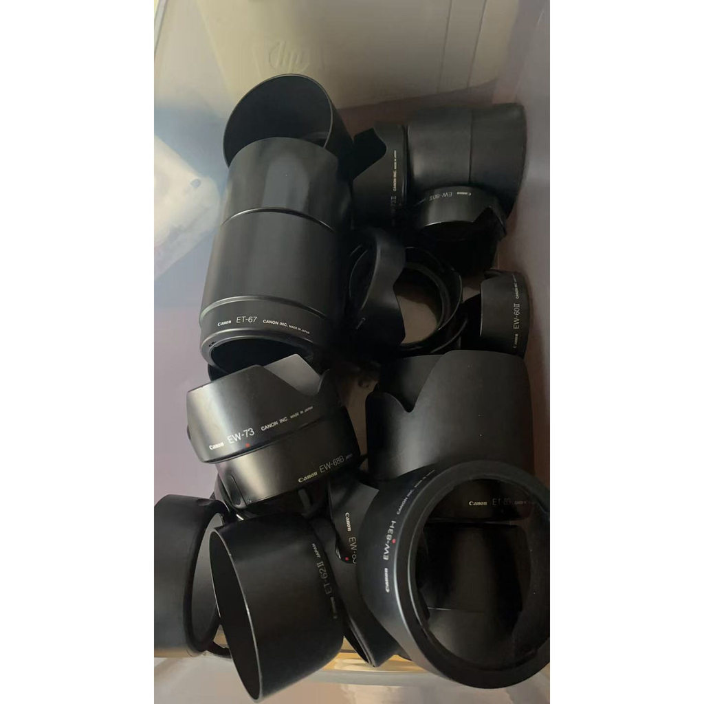 Canon Original Factory มือสอง ET 62 64 67 EW-60 63 73 78 EW 83D และฮู้ดอื่นๆ
