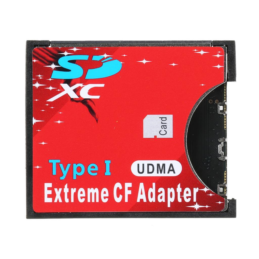 Ruba888 อะแดปเตอร์การ์ด SD เป็น CF มาตรฐานแฟลชประเภท I Converter Reader สําหรับกล้อง SLR รองรับ WIFI