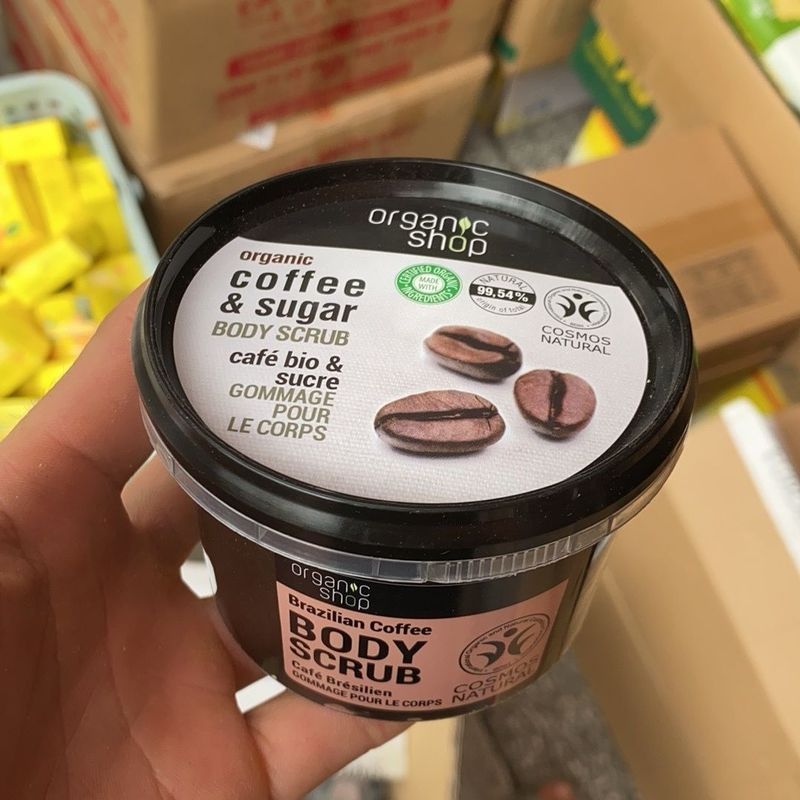 เวียดนาม Organic Shop Coffee Sugar Body Scrub Exfoliating Body Cleanser Rejuvenating Cream Beauty 8.