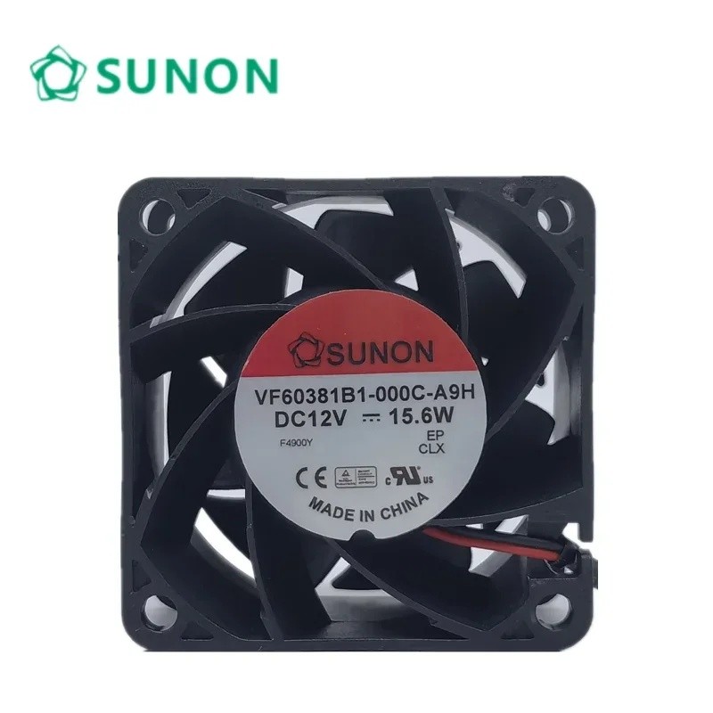 ใหม่สําหรับ Sunon VF60381B1-000C-A9H 12V 15.6w 6038 6 ซม.60*60*38 มม.ขนาดใหญ่ air ปริมาณพัดลมระบายคว