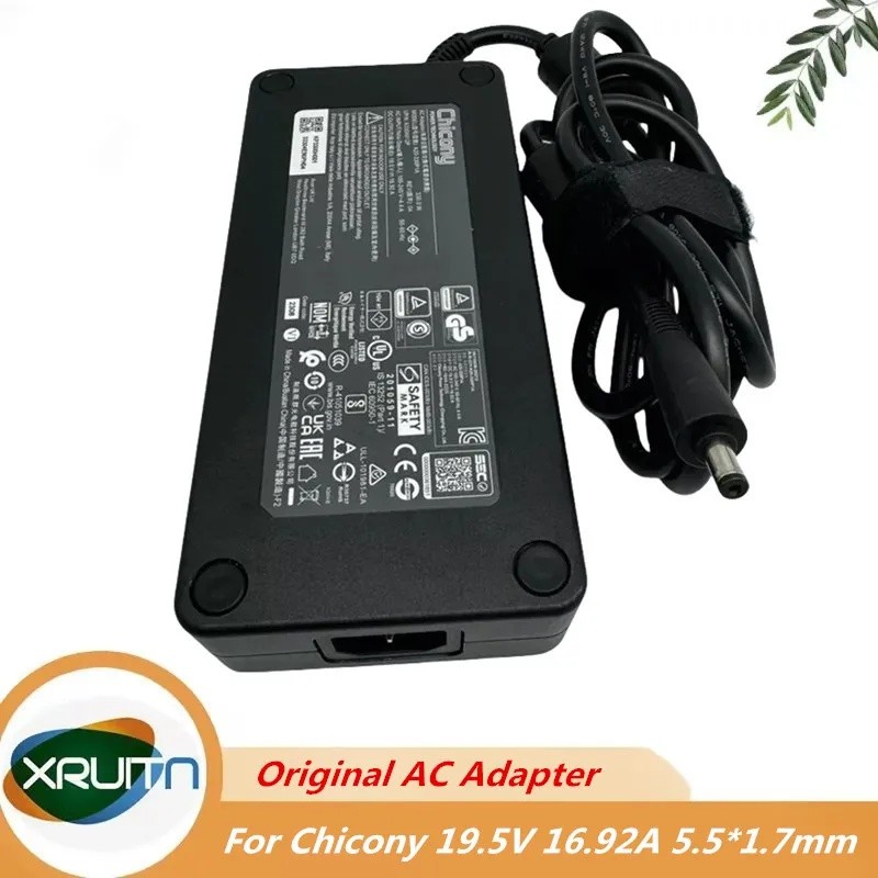 Original 19.5V 16.92A Chicony 330W อะแดปเตอร์ A20-330P1A A330A012P สําหรับ XMG UNVELS NEO 15 HIGH-EN