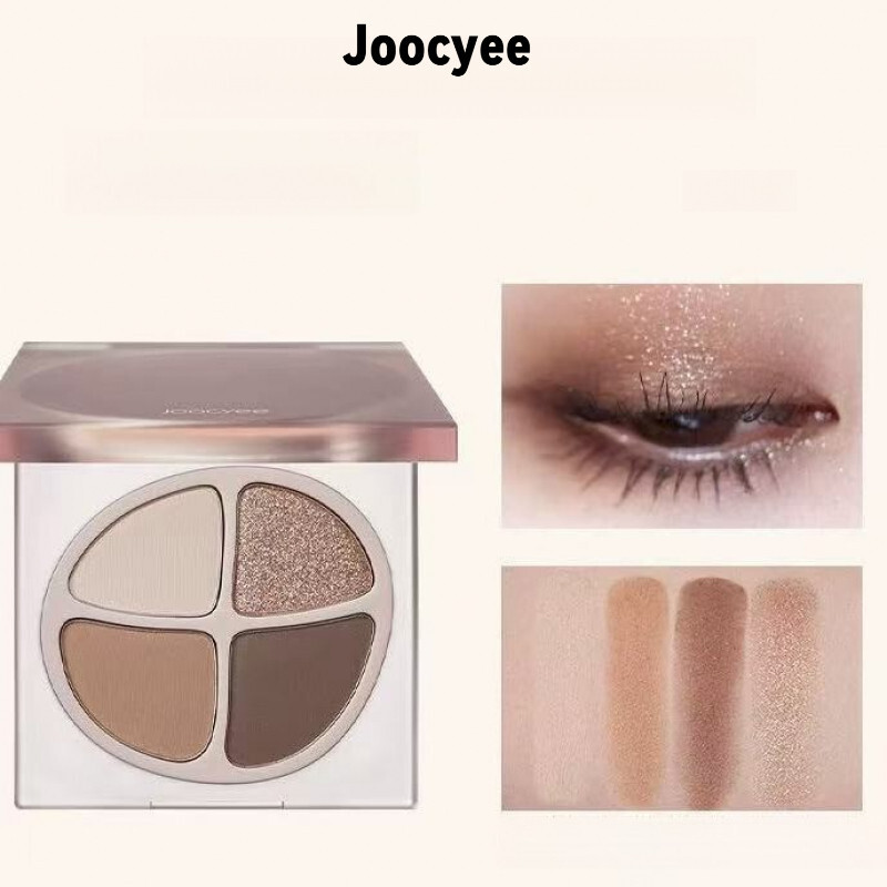 优品Joocyee Eyeshadow Palette Nude Eyeshadow Face Earth Color Contour Pearlescent Matte Delicate Daily