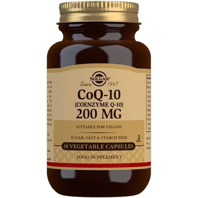 Solgar Coq-10 (Coenzyme Q-10) แคปซูลผัก 200 Mg - แพ็ค 30 ชิ้น