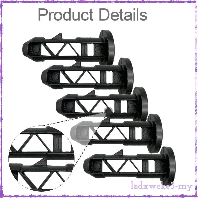[LzdxwckefaMY] 2-5 แพ็ค 5 ชิ้น Wheelie Bin ฝาปิดบานพับ Pins แทนที่สําหรับตะกร้าขยะ 30L/50L/240L