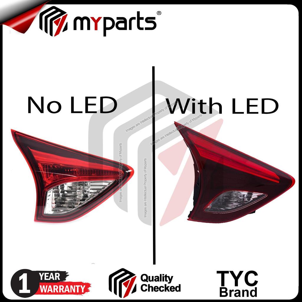 TYC Mazda CX-5 CX5 KE Suv 2012-2017 (พร้อม/ไม่มี LED) ไฟท้ายไฟท้ายโคมไฟด้านใน Lampu Belakang