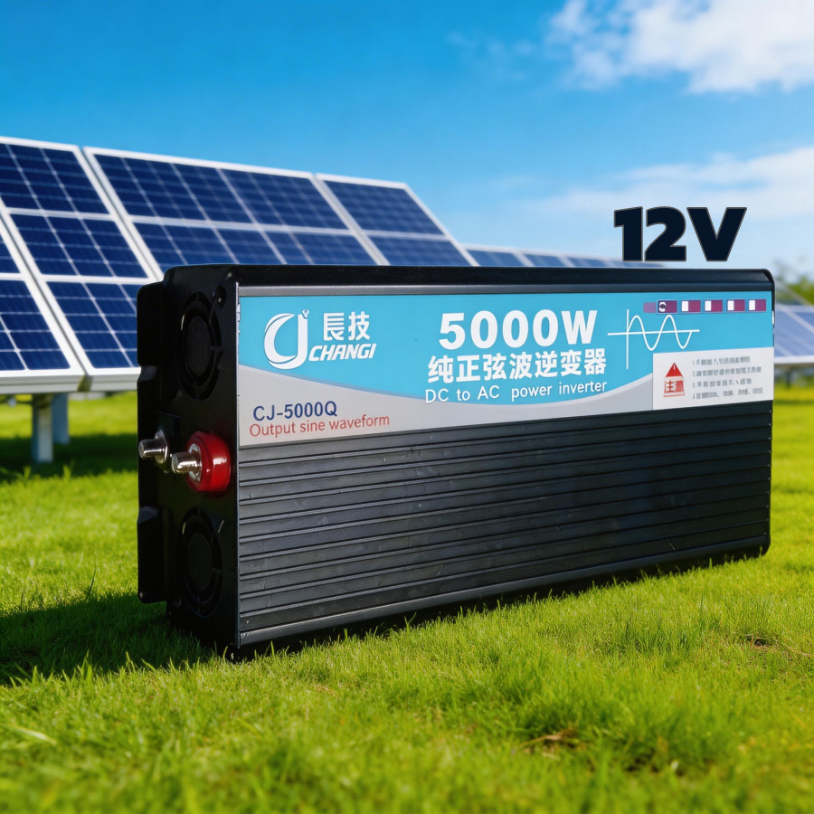 5000W Inverter w pure sine wave 12V อินเวอร์เตอร์เพียวซายเวฟ inverter พร้อมส่งอินเวอร์เตอร์ inverter