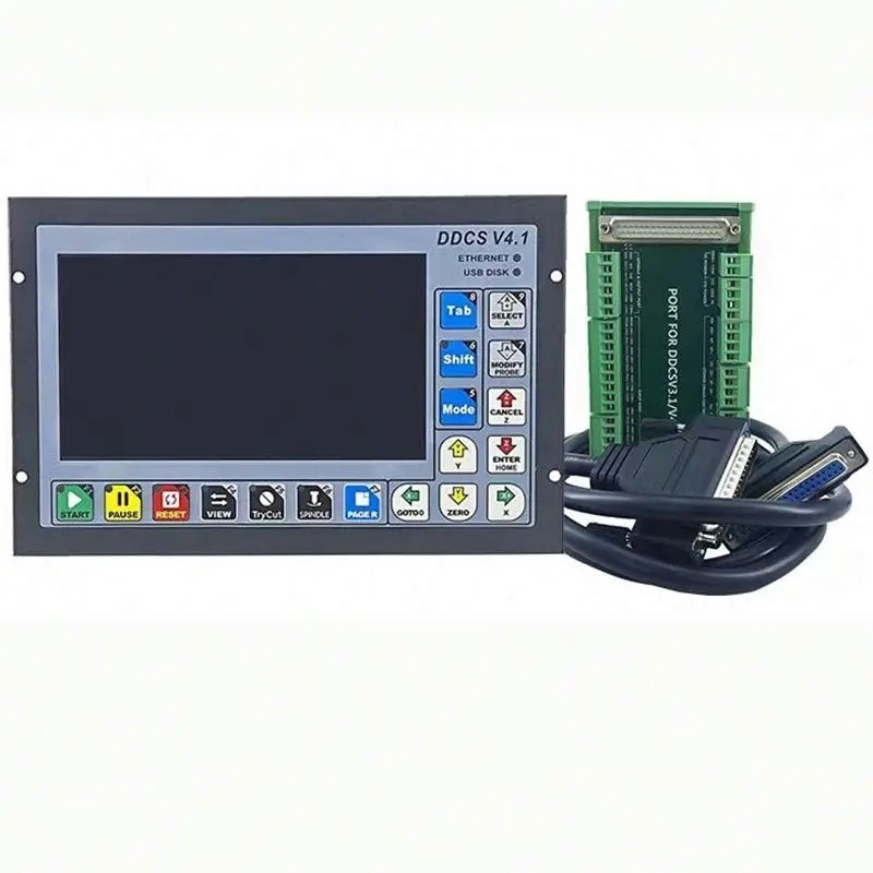 3VOY TEBAK เครื่องควบคุมตัวเลขอิเล็กทรอนิกส์ DDCS 3.1 CNC Controller 3/4 แกน DDCS V3.1 ระบบควบคุม CN
