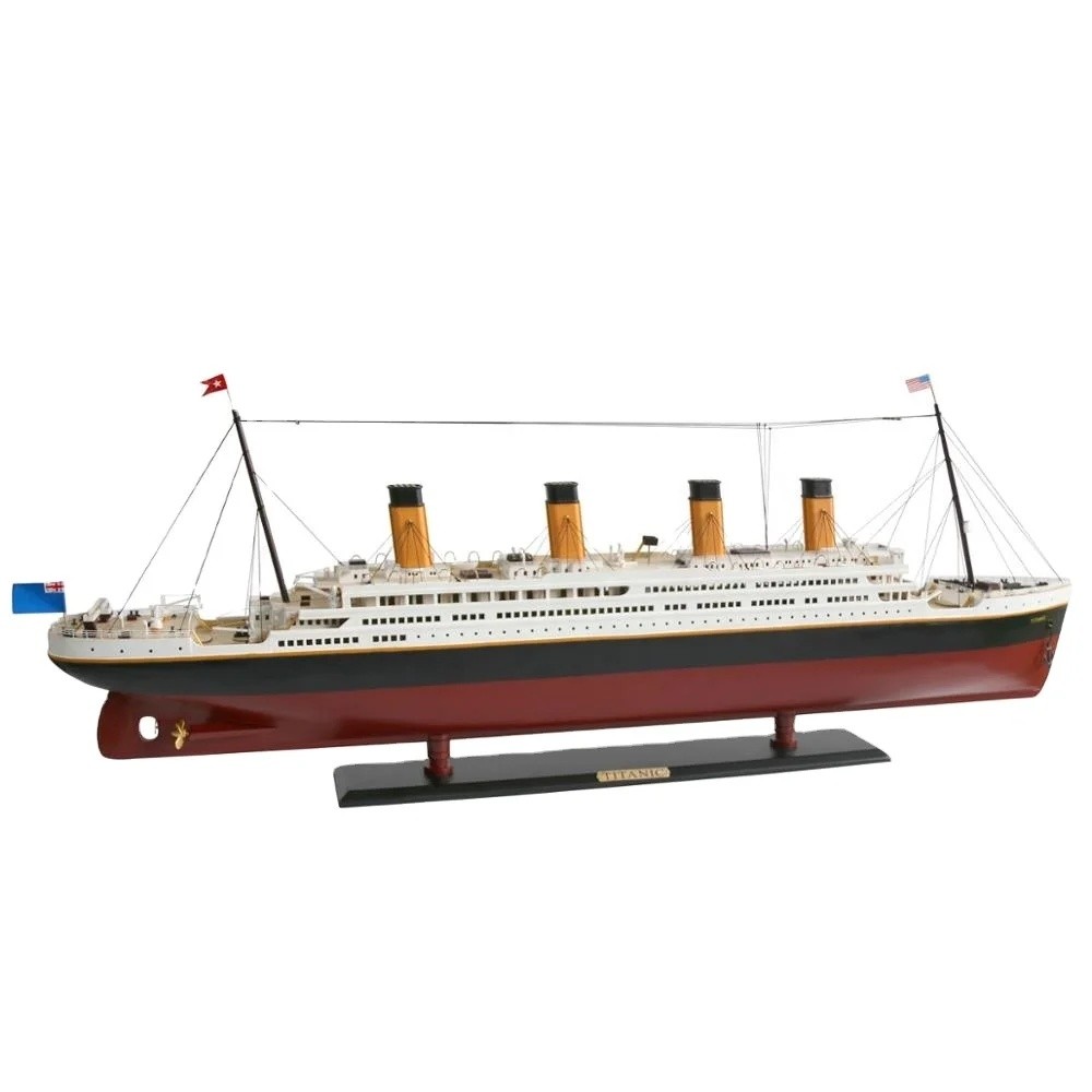 BFDL ขนาดใหญ่ RMS Titanic ไม้ Cruise เรือสะสมพิพิธภัณฑ์ Maritime Decor ของขวัญวันพ่อสําหรับผู้ชายเคร