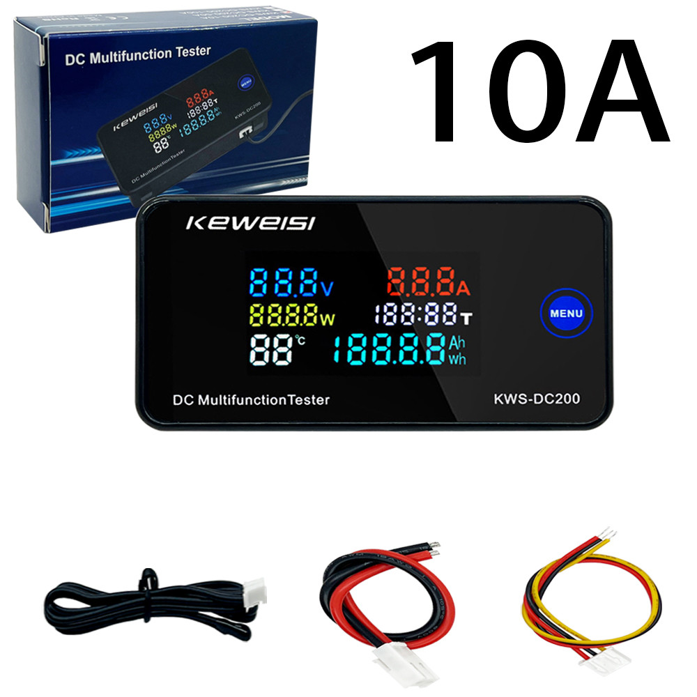 KWS DC200 DC เครื่องทดสอบมัลติฟังก์ชั่น 10A แรงดันไฟฟ้าความจุพลังงานพลังงานสําหรับแบตเตอรี่ Discharg
