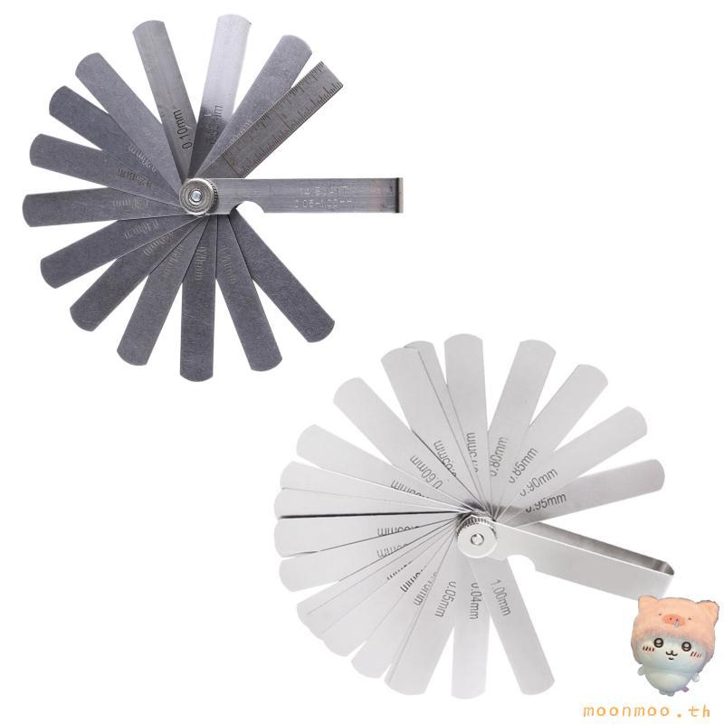 Moon Feeler Gauges สแตนเลส Feeler Gauge เมตริก Feeler Gauge สแตนเลส