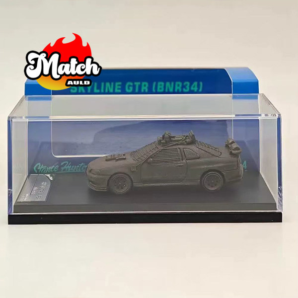 [คลังสินค้าพร้อม] SH 1: 64 Skyline Doomsday Rust Distressed GTR R34 Mad Max Car Model