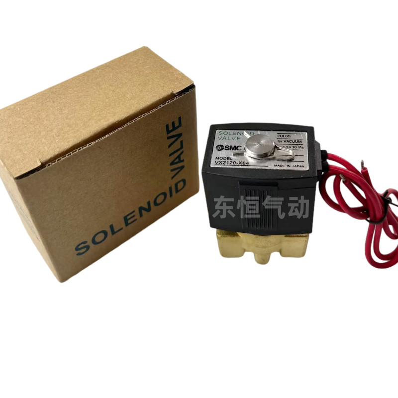 SMC ประเภทโซลินอยด์วาล์ว VX2120-X64 VX2120-08 2 จุดโซลินอยด์วาล์วน้ําวาล์วอากาศ AC220V24V