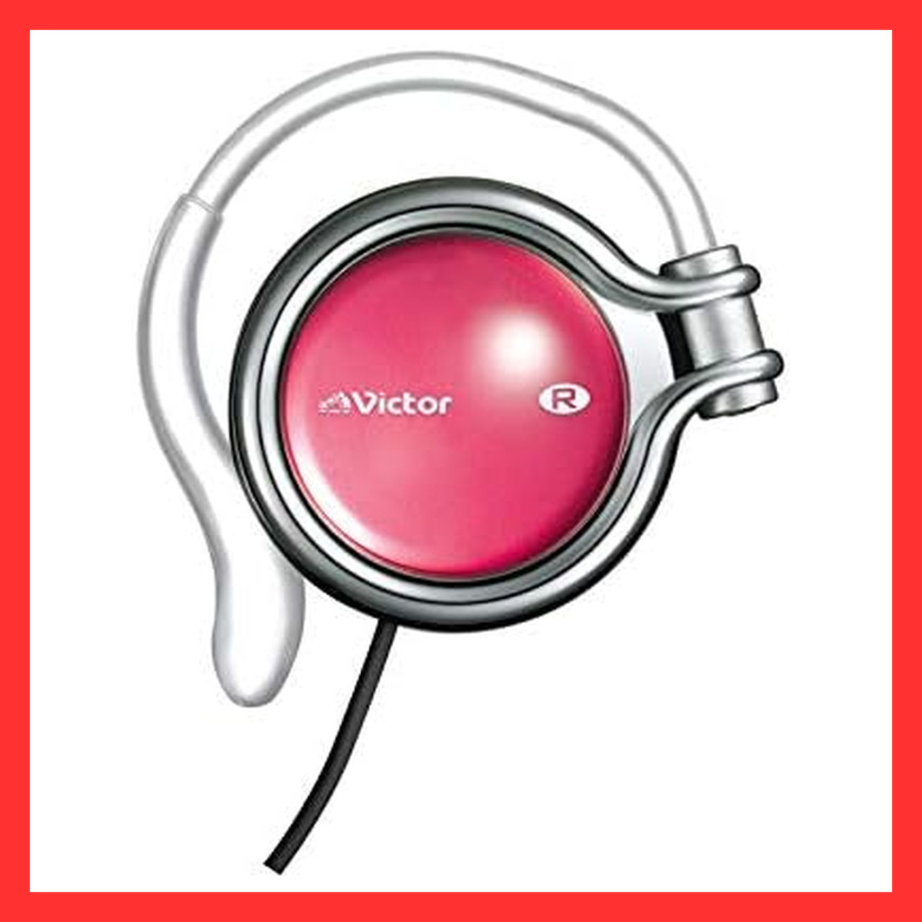JVC HP-AL102-R Open Headphones Ear Hook Garnet Red 【Direct from Japan】