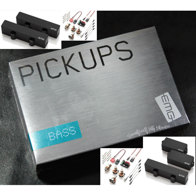 EMG Four-String 4-String PJ/JJ Jazz Bass fender Specifications Bass Bass Pickup Solder-Free