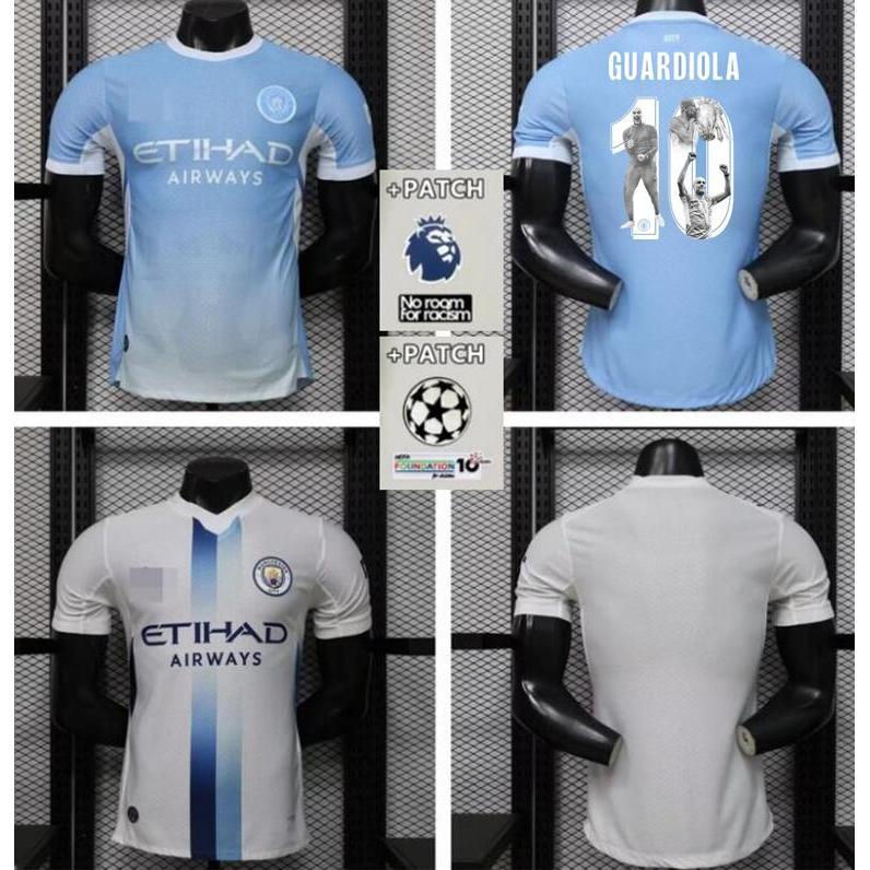 รุ่น Player 26-27 [Manchester City] home Away Jersey Football High Quality Shirts Short Sleeves