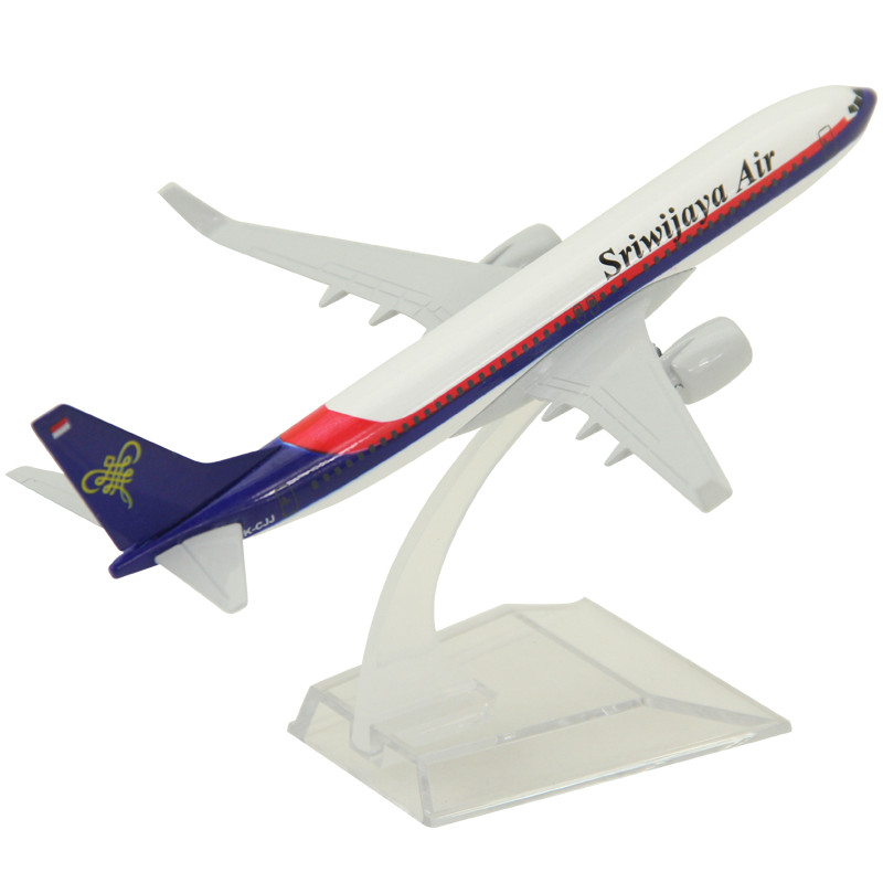 เครื่องบินรุ่น Boeing B737-800 Srividoa Airlines Alloy Airliner Static จําลองเครื่องบินเครื่องประดับ