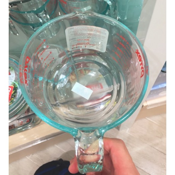 นําเข้า Corning pyrex Berry ชามแก้วทรงกลม ถ้วยตวงแก้ว อ่างผักแก้ว ไมโครเวฟ ทนอุณหภูมิสูง