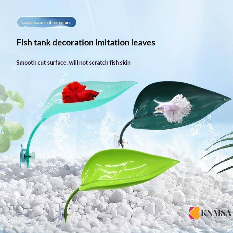 KNMSA] Betta Fish Tank Rest Bed Aquarium อุปกรณ์เสริม Spawo Pad สําหรับน้ําจืด Tank Home Decor isckn