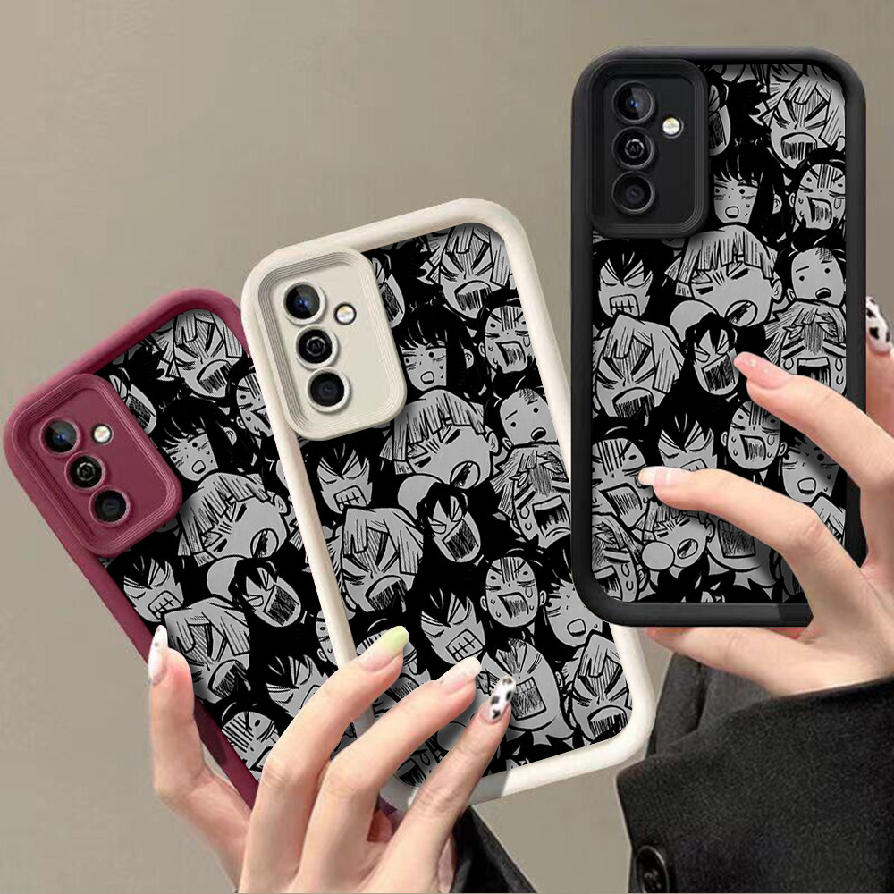 แฟชั่น Kimetsu ไม่มี Yaiba ออกแบบ Samsung เคสป้องกันสําหรับ A06,A23,A13,A12,M12,A16,A03s,A02s,M02s,S