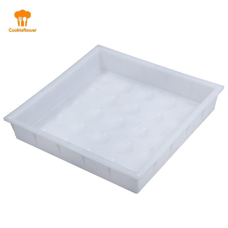 CKFR DIY Paving Bri Mould รูป Walk Maker คอนกรีต Path Maker แม่พิมพ์ SteppingFor สนามหญ้า Patio Yard Garden