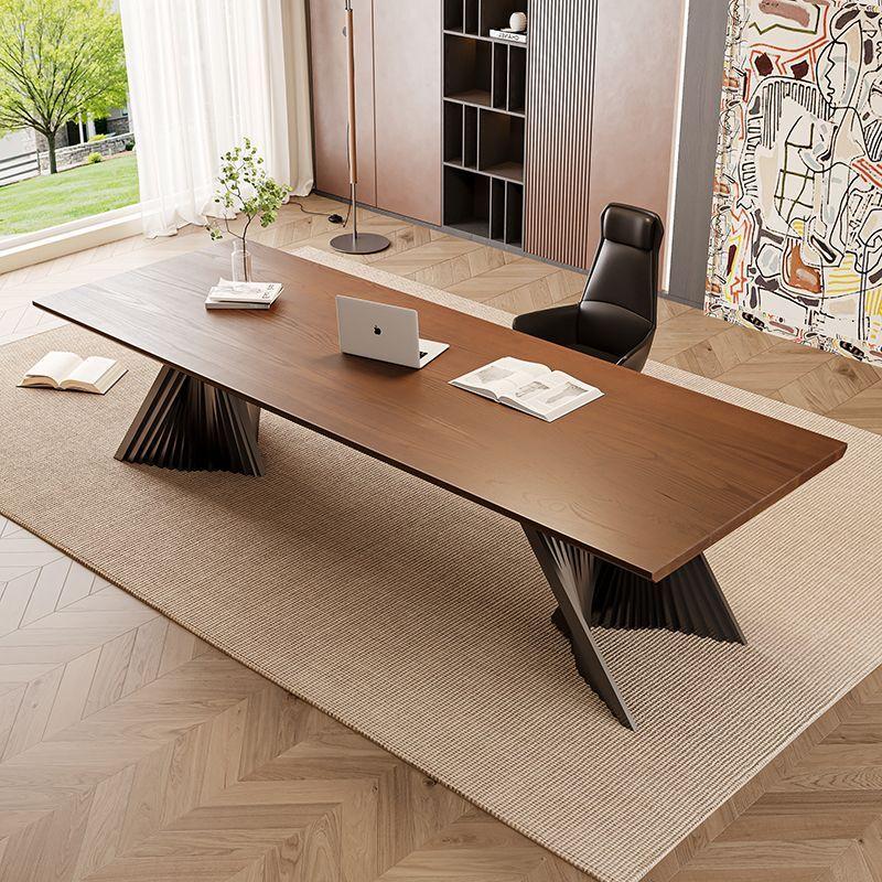 Solid wood executive desk, office desk, tea table, large wooden table, calligraphy long table, workb