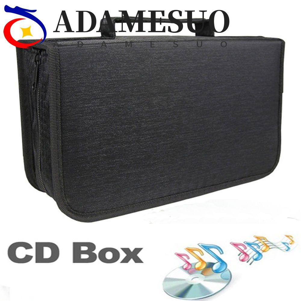ADAMESUO Organizer แบบพกพาทนทานกรณีรวบรวมอัลบั้ม CD DVD VCD Holder