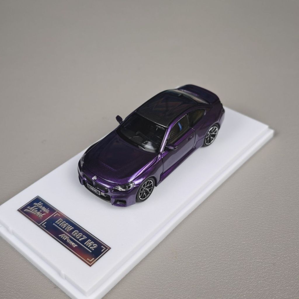 1: 64 BMW BMW M2 G87 คอลเลกชันโมเดลรถโลหะผสม