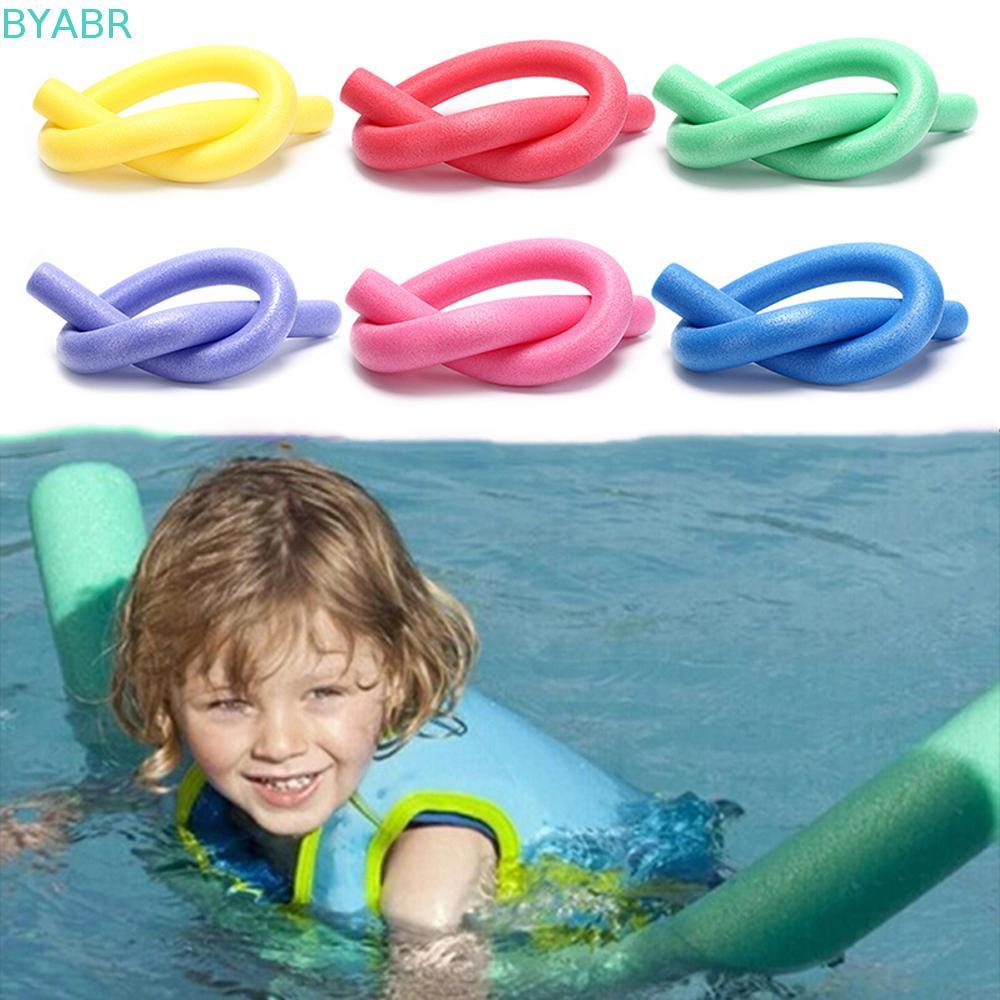 BYABR บะหมี่สระว่ายน้ําสําหรับเด็กยืดหยุ่นWogle Noodlesที่มีสีสันลอยสําหรับโฟมลอย