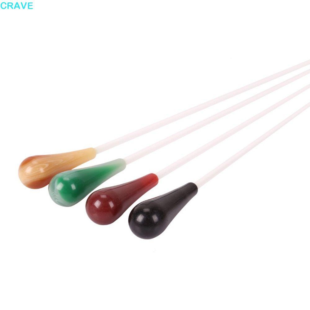 CRAVE Band Conductor Stick, Rhythm Pear Shaped Handle CRAVE Baton, Performances Smooth Resinductioni