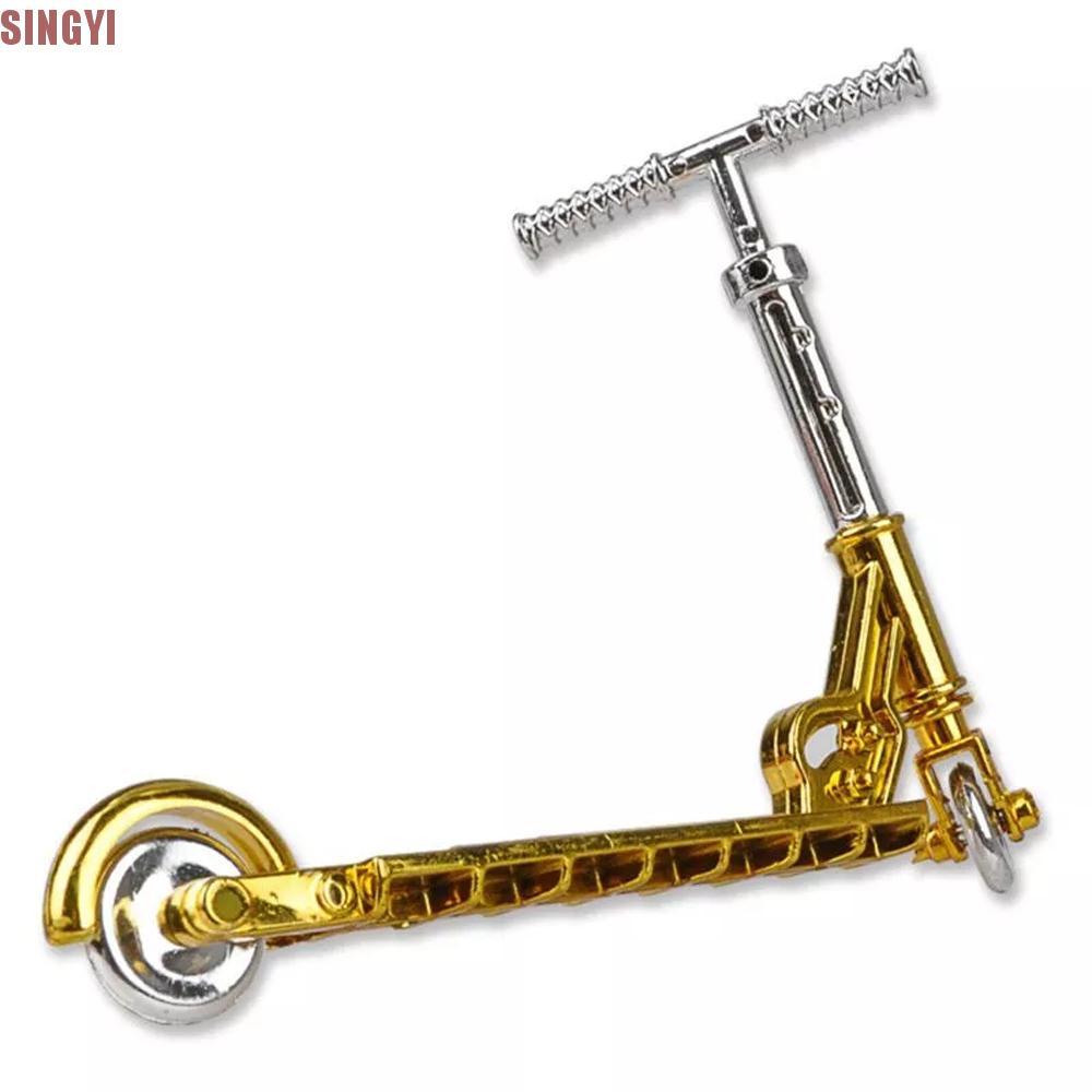 SINGYI Mini Scooter Fingerboard เด็กพลาสติกคุณภาพสูงจักรยานนิ้ว Mini Finger Scooter