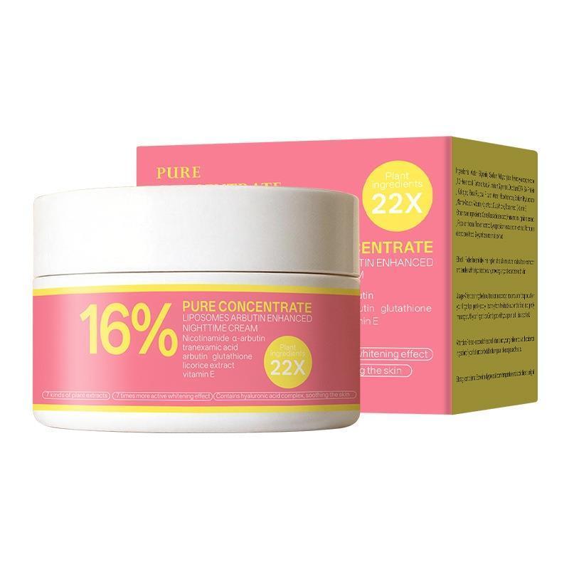 2026 สินค้าใหม่ 16% Arbutin Night Cream Arbutin Moisturizing ปรับปรุงความหยาบกร้านลดริ้วกระชับ Rejuv