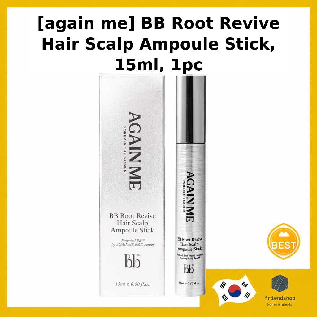 [again me] BB Root Revive Hair Scalp Ampoule Stick, 15ml, 1 ชิ้น / เกาหลี Scalp Treatment โดย Huns M