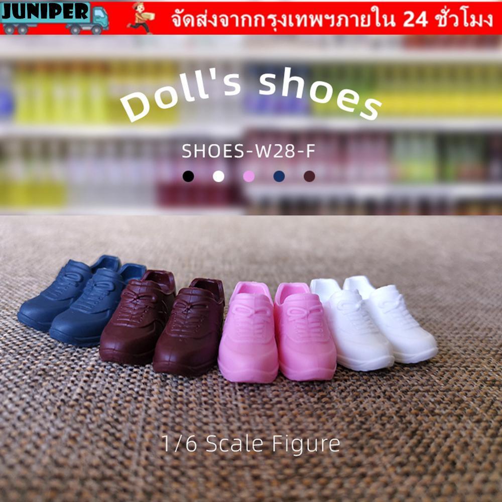 JUNIPER ตุ๊กตาแฟชั่นรองเท้า DIY สําหรับตุ๊กตา 16 ซม. 1/3 1/4 รองเท้าลําลอง