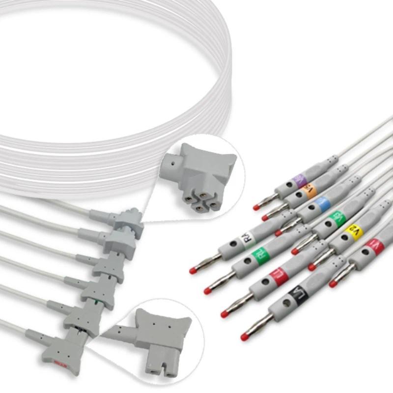 สาย ECG/EKG Lead 10 เส้น สำหรับ Philips PageWriter TC10, TC30, TC50, TC70 รุ่น 989803151631